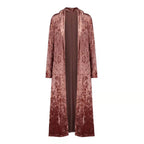 Damen Langer Veloursmantel R&B