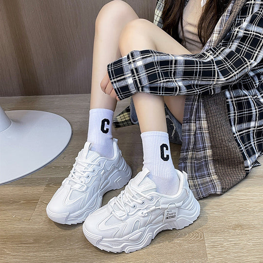 Damen Sportliche Chunky Sneakers mit atmungsaktiver Sohle R&B
