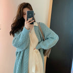 Damen Großer Strickcardigan R&B