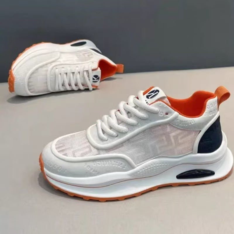 Damen Freizeitsneaker mit atmungsaktiver Oberflächenstruktur und dämpfender Sohle R&B