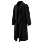 Damen Trenchcoat mit asymmetrischem Reversdesign und praktischen verstellbaren Ärmeln