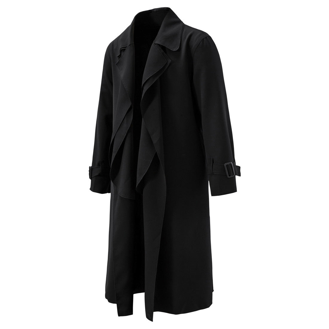 Damen Trenchcoat mit asymmetrischem Reversdesign und praktischen verstellbaren Ärmeln