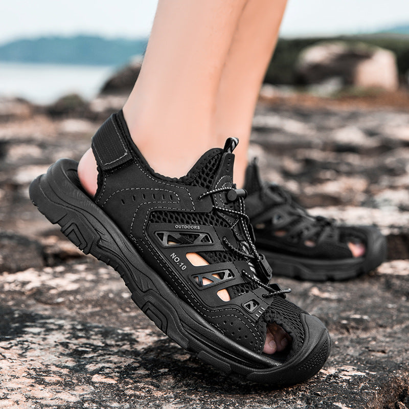 Damen Sportliche Outdoor-Sandalen mit stoßdämpfender Sohle und atmungsaktivem Obermaterial R&B