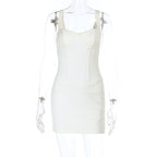 Damen figurbetontes Spitzenkleid R&B