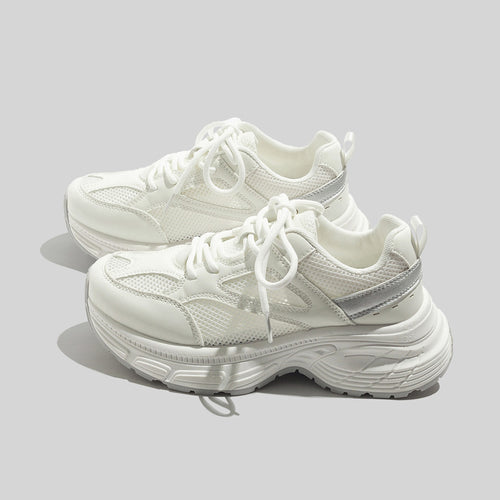 Damen Lauf-Sneaker mit atmungsaktivem Mesh-Obermaterial und stoßdämpfender Sohle R&B