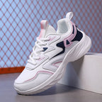 Damen nan moderner Chunky-Lifestyle-Sneaker mit atmungsaktivem Mesh-Futter und stoßdämpfender EVA-Zwischensohle R&B