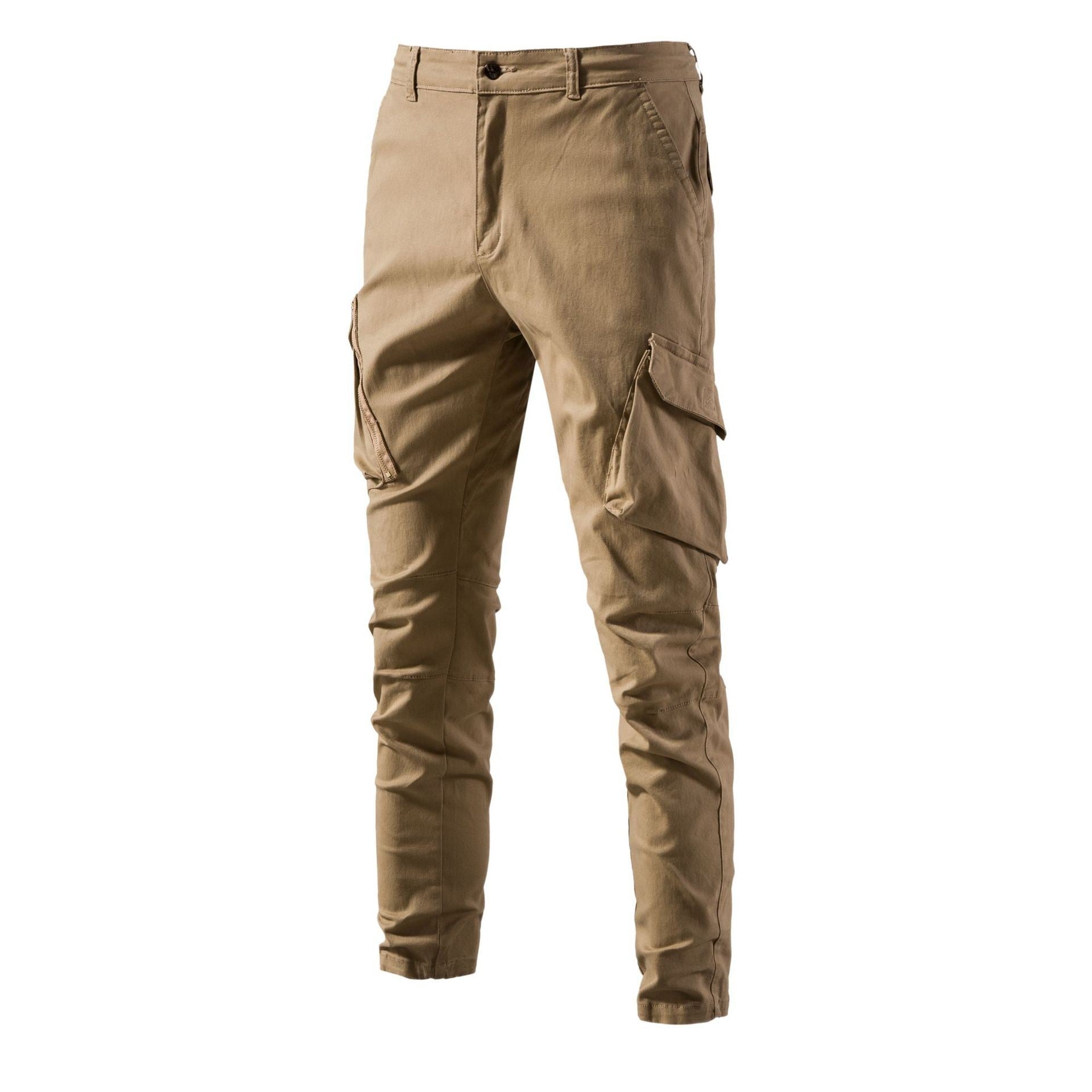 Herren Cargo-Hose mit funktionalen Taschen und elastischem Bund