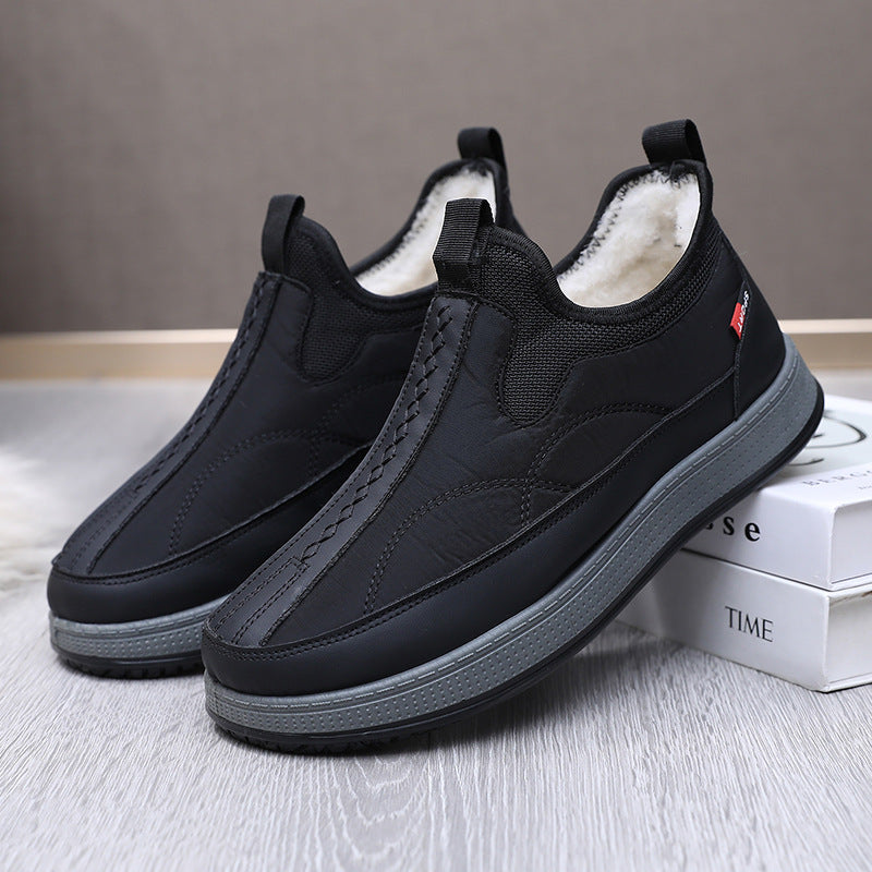 Damen Komfortable und warme Slip-On Freizeitschuhe mit Innenfutter R&B