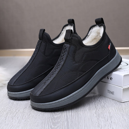 Damen Komfortable und warme Slip-On Freizeitschuhe mit Innenfutter R&B