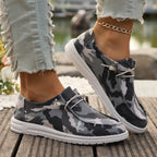Damen Freizeit-Sneaker im modischen Camouflage-Design R&B