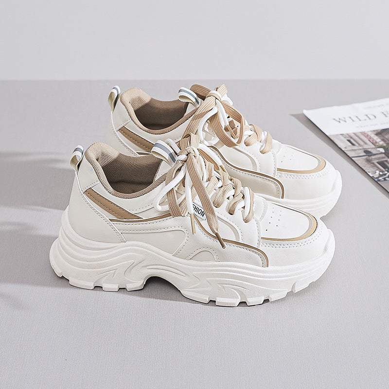 Damen Sportliche Chunky Sneakers mit atmungsaktiver Mesh-Oberfläche und starker Dämpfung R&B