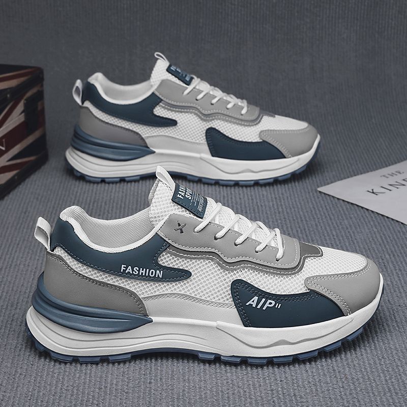 Damen Sportliche Lauf-Sneaker mit atmungsaktiver Mesh-Oberfläche und dämpfender Sohle EB