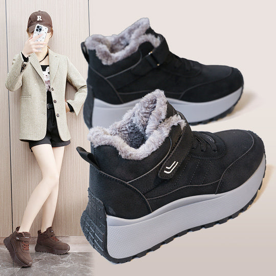 Damen Hochwertige Winterstiefel mit flauschigem Innenfutter und rutschfester Sohle R&B