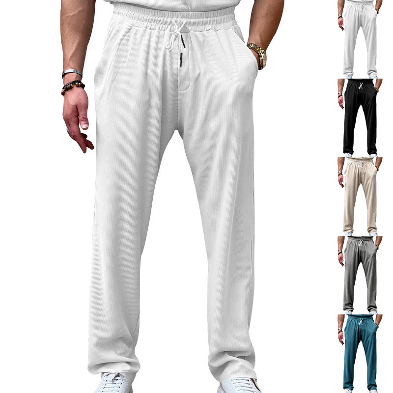 Herren Freizeithose mit elastischem Bund und praktischen Seitentaschen R&B