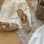 Damen Komfortable und elegante Ballerinas mit praktischer Schnalle