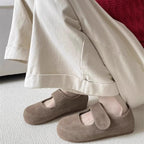 Damen Bequeme Clogs mit Klettverschluss und ergonomischer Sohle R&B