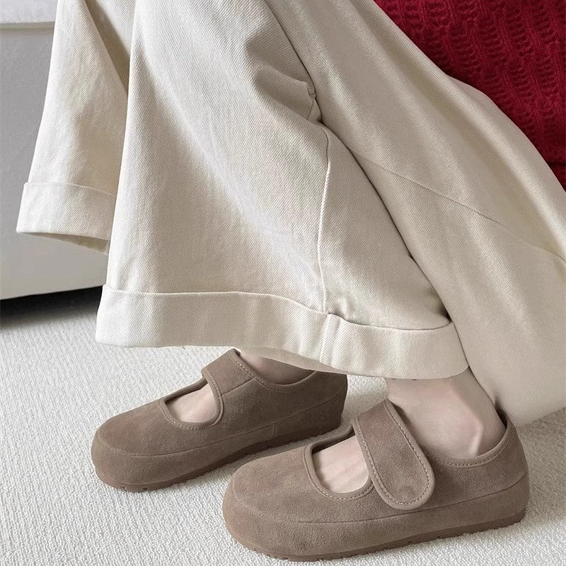 Damen Bequeme Clogs mit Klettverschluss und ergonomischer Sohle R&B