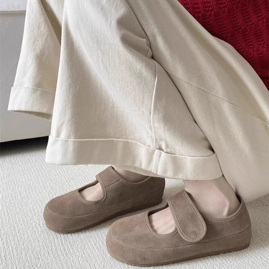 Damen Bequeme Clogs mit Klettverschluss und ergonomischer Sohle R&B