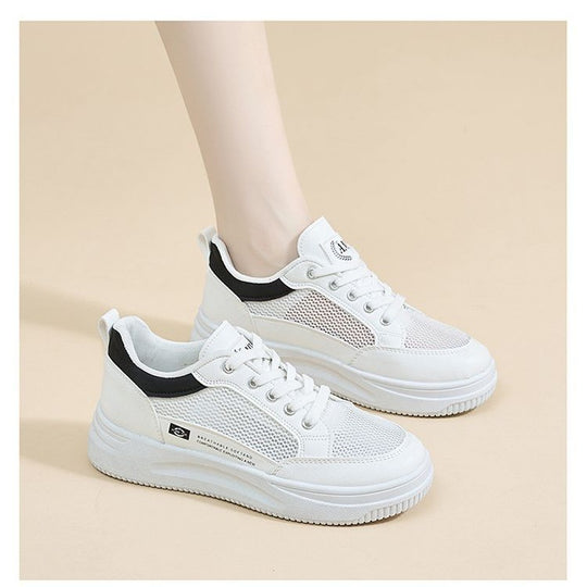 Damen modische Lightweight Sneakers mit atmungsaktivem Mesh und komfortabler Dämpfung R&B