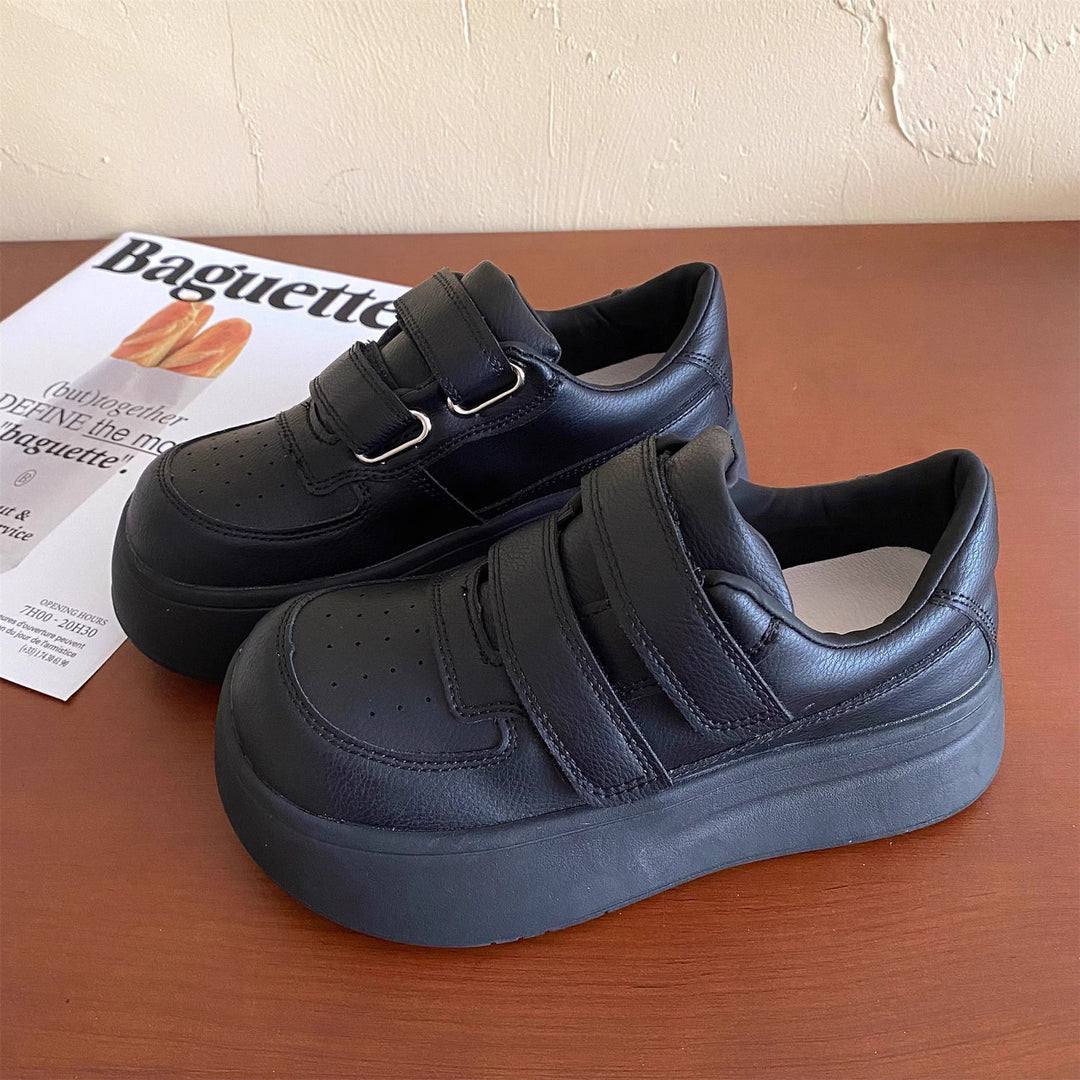 Damen Plattform-Sneaker mit verstellbaren Klettverschlüssen und sportlichem Design R&B
