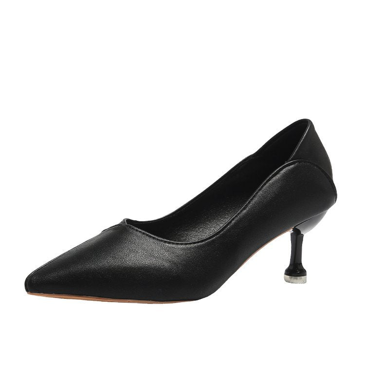 Damen elegante Spitzen Pumps mit einzigartigem Absatz R&B