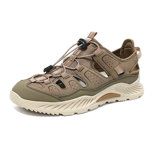 Herren Sportliche Wander-Sandalen mit rutschfester Sohle und verstellbarem Riemen R&B