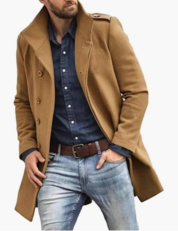 Herren modischer Mantel R&B