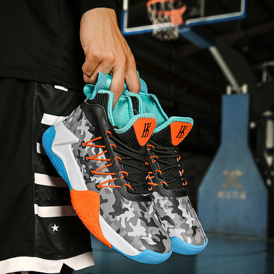 Damen Sportliche Basketball-Sneaker mit atmungsaktiver Mesh-Oberfläche und dämpfendem Fußbett R&B