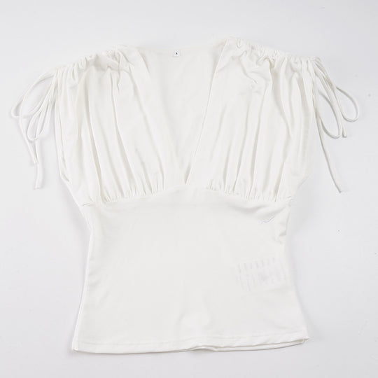 Damen Wickeloberteil mit eleganten Bindedetails R&B