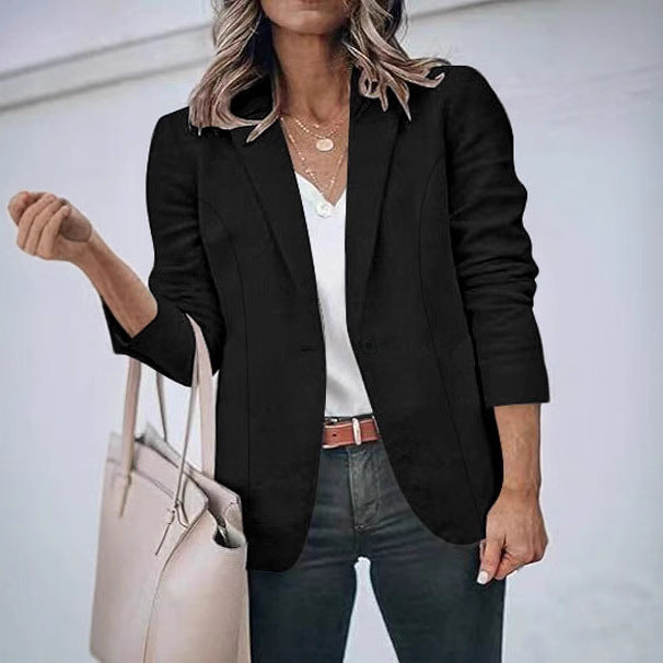 Damen Blazerjacke mit elegantem Schnitt und vielseitigen Stylingmöglichkeiten R&B