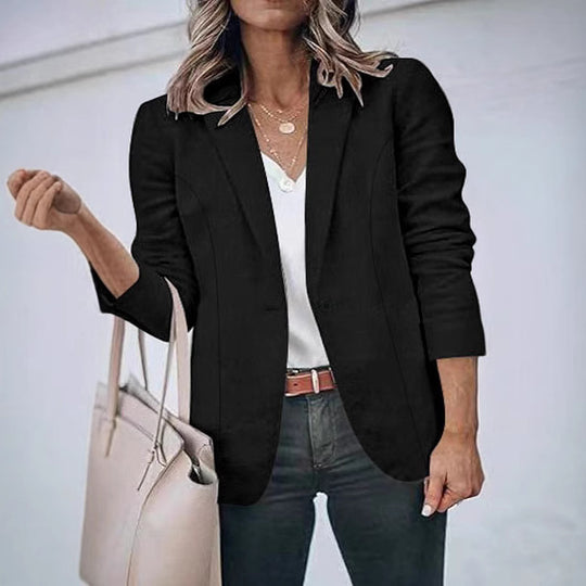 Damen Blazerjacke mit elegantem Schnitt und vielseitigen Stylingmöglichkeiten R&B