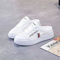 Damen Sneaker mit abnehmbarer Ferse und atmungsaktiver Mesh-Oberfläche