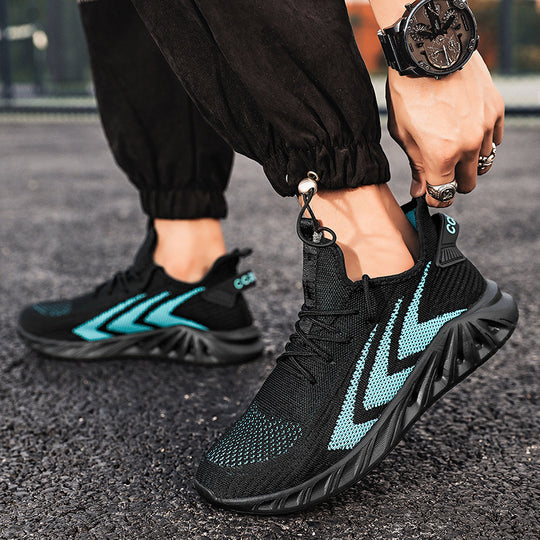 Damen Atmungsaktive und flexible Fitness-Sneaker mit rutschfester Sohle R&B