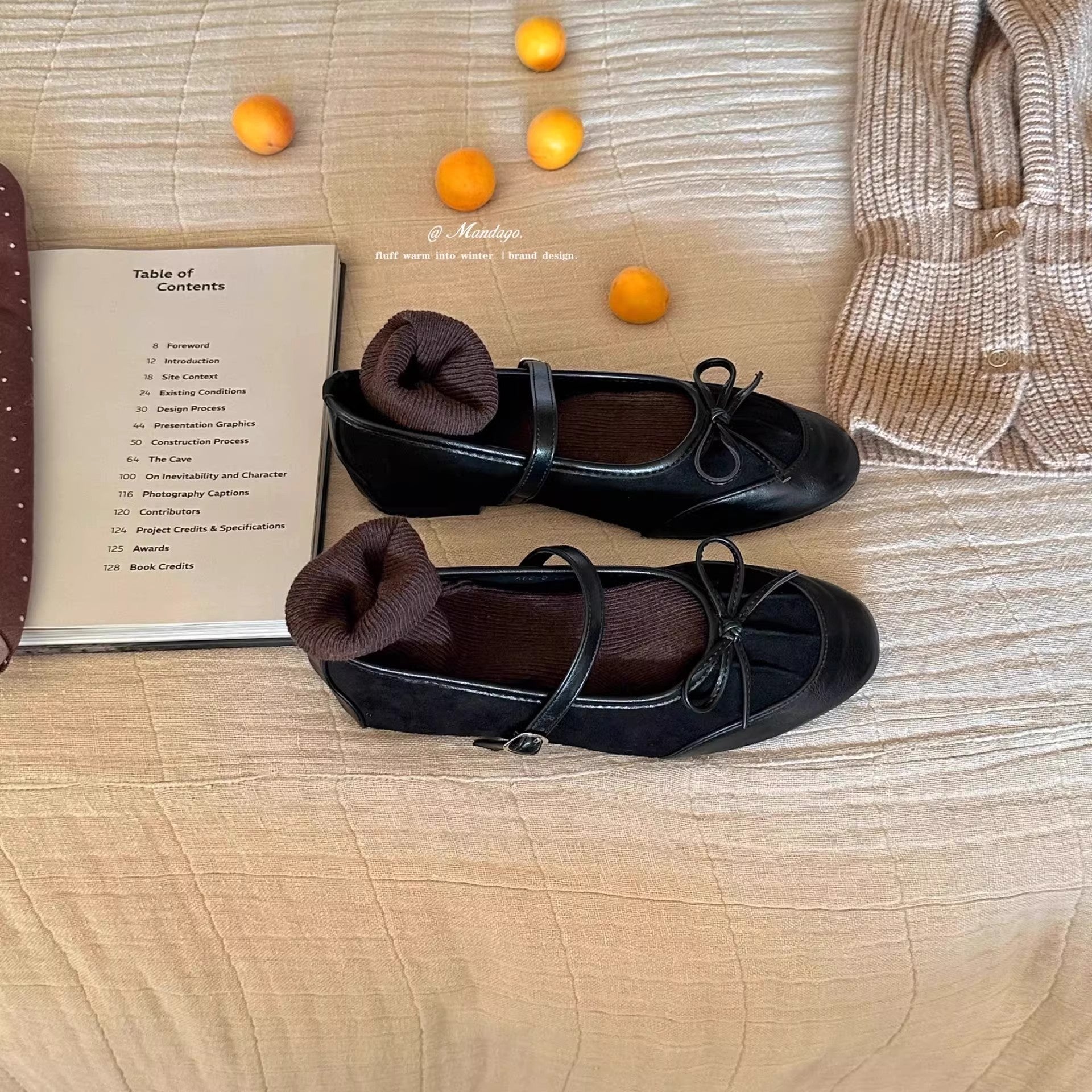 Damen Ballerinas mit verspieltem Schleifenakzent und bequemer Innensohle R&B
