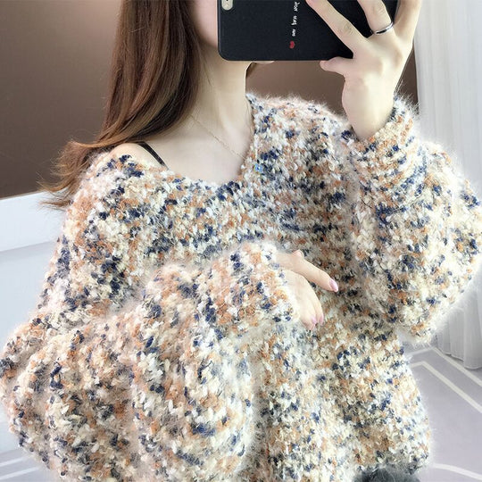 Damen Pullover im lässigen Strickstil R&B