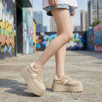 Damen Plateau-Sneakers mit sportlichem Design von R&B