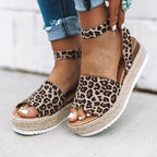 Damen Espadrille Sandalen mit verstellbarem Riemen