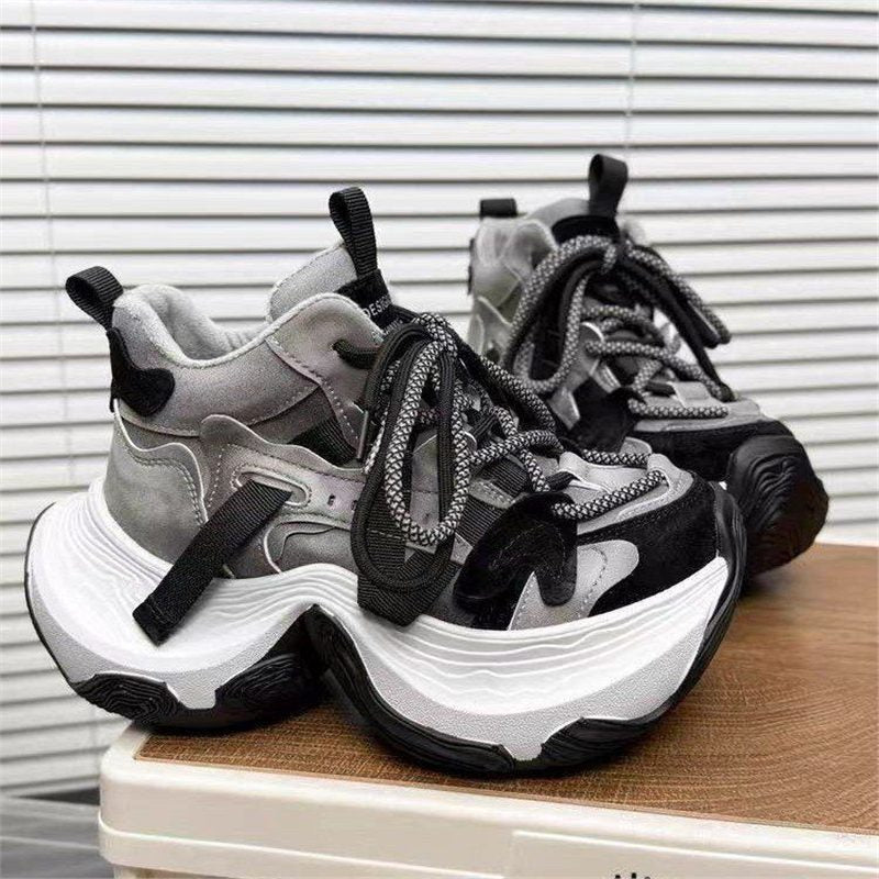 Damen Sportliche Chunky Sneakers mit hohem Komfort und rutschfester Sohle R&B