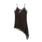Damen asymmetrisches Spaghetti-Top R&B