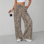 Damen Weite Tiermuster-Hose R&B