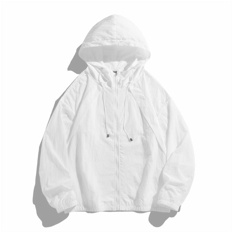 Damen leichte Windjacke mit verstellbarem Kapuzensystem R&B