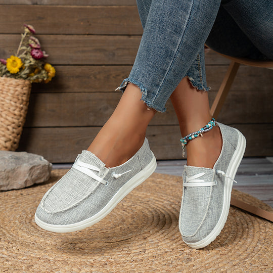 Damen bequeme und stylische Slip-On Sneakers R&B