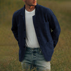 Herren leichte Überjacke mit Taschen und modernem Schnitt R&B