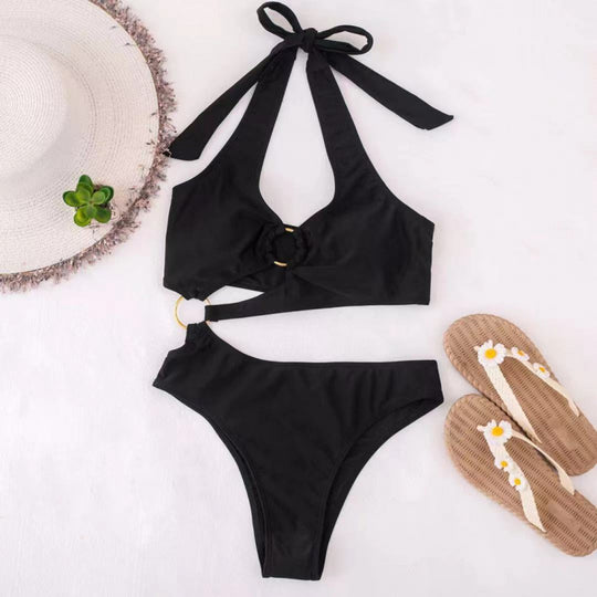 Damen Designer-Badeanzug mit einzigartigem Schnitt R&B