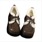Damen Clogs mit wärmendem Innenfutter und modischem Schnürdesign R&B
