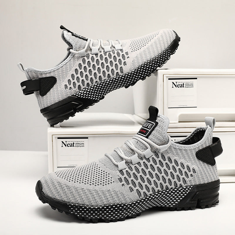 Damen Sportliche Lauf-Sneaker mit atmungsaktivem Mesh-Obermaterial und dämpfender Sohle R&B