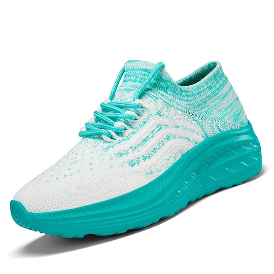 Damen Sportliche Laufschuhe mit atmungsaktivem Strick-Obermaterial und flexibler Sohle R&B