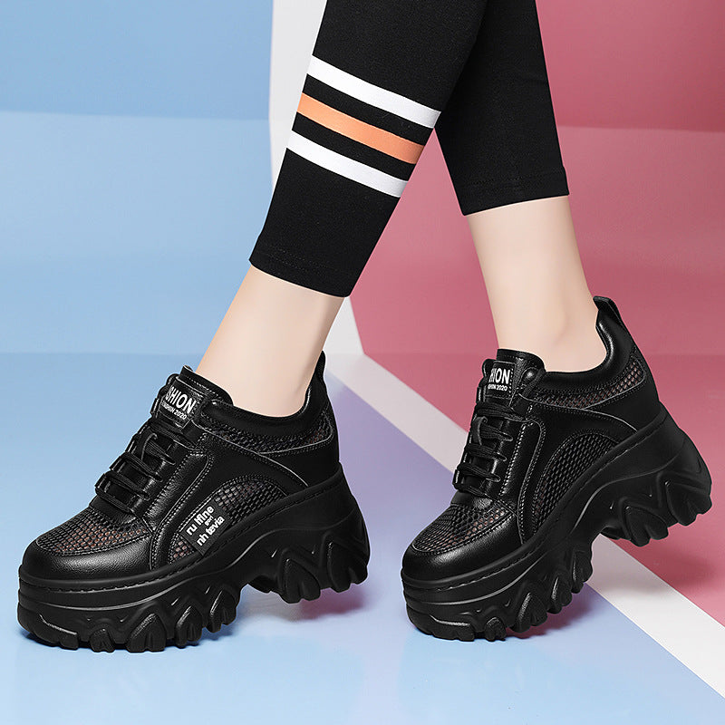 Damen Sportliche Chunky Sneakers mit atmungsaktivem Obermaterial und ergonomischer Sohle R&B