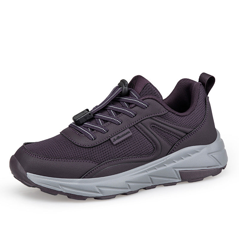 Damen Leichte Alltags-Sneaker mit atmungsaktivem Mesh-Obermaterial und rutschfester Sohle R&B