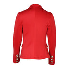 Damen Elegante taillierte Blazerjacke mit goldenen Knöpfen R&B